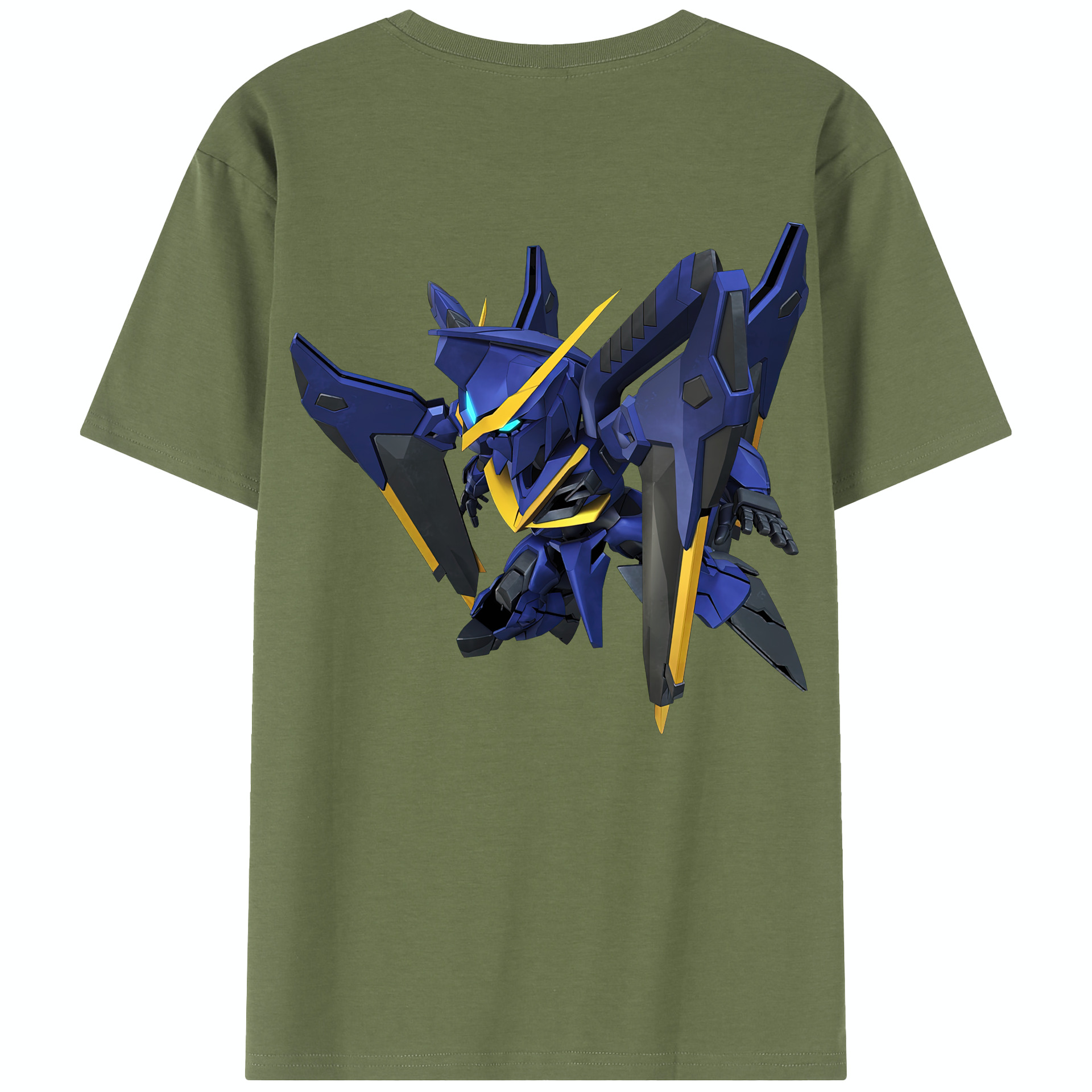 （画像用） 機動戦士ガンダム Mobile Suit Gundam 綿100％半袖Tシャツ（背面プリント）